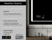 Disaineri taustavalgustusega LED-vannitoa peegel L61 #5