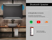 Disaineri taustavalgustusega LED-vannitoa peegel L75 #6