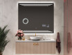 Disaineri taustavalgustusega LED-vannitoa peegel L75 #9