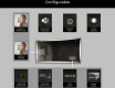 Disaineri taustavalgustusega LED-vannitoa peegel L77 #9