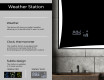 Disaineri taustavalgustusega LED-vannitoa peegel L77 #5