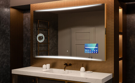 Disaineri taustavalgustusega LED-vannitoa peegel L78