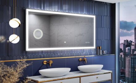 LED-VALGUSTUSEGA VANNITOA PEEGEL - SLIMLINE L01