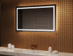 Designer Backlit LED Vannitoa peegel 120x70cm jaheda LED värviga 7000K, sooja värviga 3000K või neutraalse värviga 4500K.