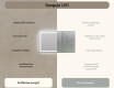 Designer Backlit LED Vannitoa peegel 120x70cm jaheda LED värviga 7000K, sooja värviga 3000K või neutraalse värviga 4500K. #6