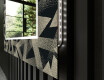 Backlit Dekoratiivne peegel elutuppa - punktiirne kolmnurk - Dotted Triangles #9