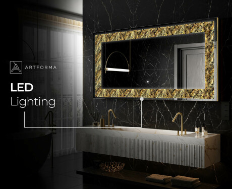 Backlit Decorative Mirror - Troopiline paradiis #8