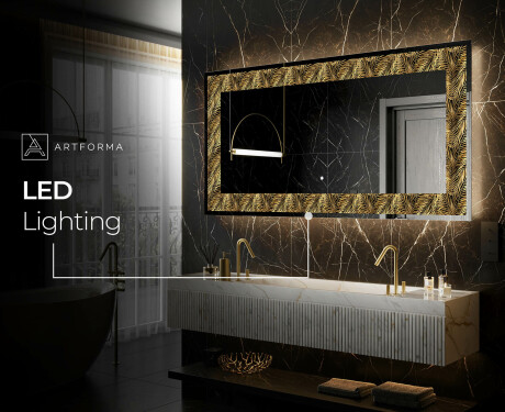 Backlit Decorative Mirror - Troopiline paradiis #7