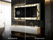Backlit Decorative Mirror - Kuldsed triibud