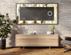 Backlit Decorative Mirror - Kuldsed triibud #4