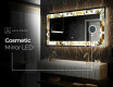 Backlit Decorative Mirror - Kuldsed triibud #7