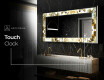 Backlit Decorative Mirror - Kuldsed triibud #8