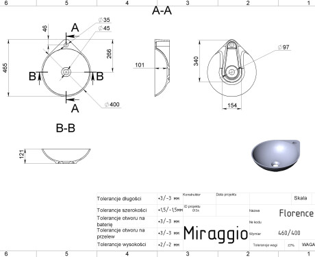 FLORENCE MIRASOFT valamu