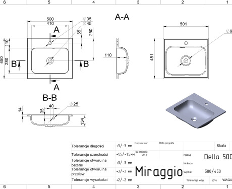 DELLA 500 MIRASOFT pesuvalamu