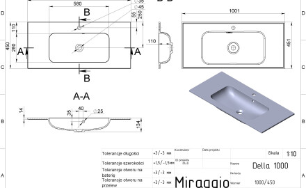 DELLA 1000 MIRASOFT pesuvalamu