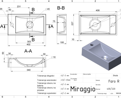 FARO R MIRASOFT valamu