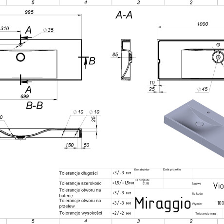 VIOLA 1000 L MIRASOFT pesuvalamu #1