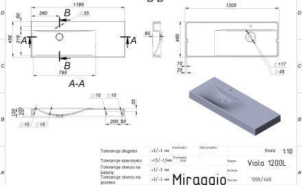 VIOLA 1200 L MIRASOFT pesuvalamu