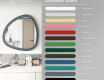 Ebaühtlane peegel MDF-raamis L302 #3