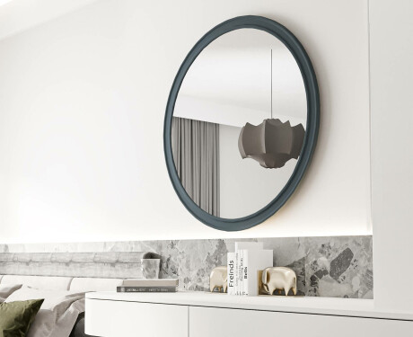 Ümmargune peegel MDF viimistlusega L300