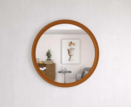 Ümmargune peegel MDF viimistlusega L300 #2