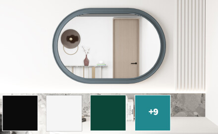 Vannitoa peegel MDF-raamiga L301