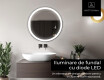 Ümmargune taustavalgustusega LED-vannitoa peegel L76 #4