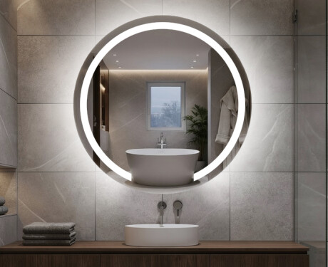 Ümmargune LED-vannitoa peegli L96 - Ümmargune LED-vannitoa peegli L96
