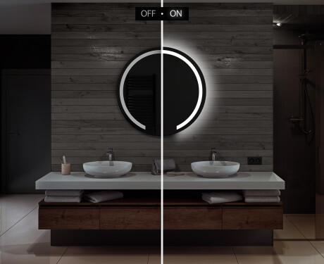 Ümmargune LED-vannitoa peegli L96 - Ümmargune LED-vannitoa peegli L96 #5