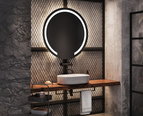 Ümmargune LED-vannitoa peegli L96 - Ümmargune LED-vannitoa peegli L96 #7