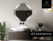 Ümmargune LED-vannitoa peegel L114 Ümmargune LED-vannitoa peegel L114 #5