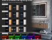 Ümmargune LED-vannitoa peegel L114 Ümmargune LED-vannitoa peegel L114 #7