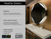 Ümmargune LED-vannitoa peegel L114 Ümmargune LED-vannitoa peegel L114 #2