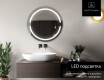 Ümmargune taustavalgustusega LED-vannitoa peegel L118 #4