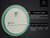 Ümmargune taustavalgustusega LED-vannitoa peegel L120 #3