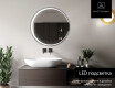 Ümmargune taustavalgustusega LED-vannitoa peegel L123 #4