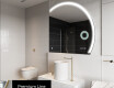 Poolringpeegel LED-valgustusega seinapeegel Q222 #3