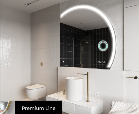 Poolringpeegel LED-valgustusega seinapeegel Q222 #3