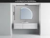 Poolringpeegel LED-valgustusega seinapeegel Q222 #5