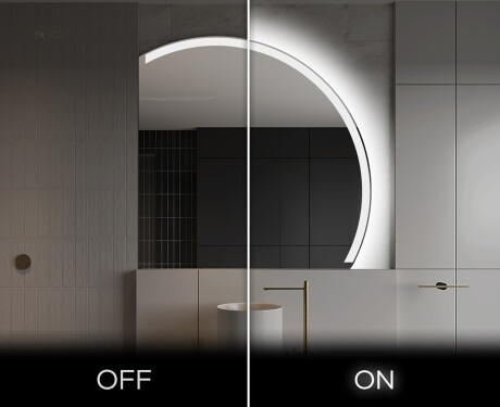 Poolringpeegel LED-valgustusega seinapeegel Q222 #3