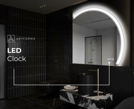 Poolringpeegel LED-valgustusega seinapeegel Q222 #9