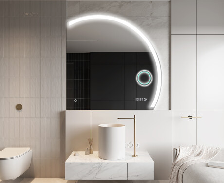 Poolringpeegel LED-valgustusega seinapeegel Q222 #4