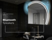 Poolringikujuline LED-valgustusega peegel Q223 #7