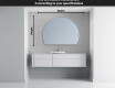 Poolringpeegel LED-valgustusega seinapeegel W221 #4