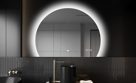 Poolringpeegel LED-valgustusega seinapeegel W221