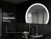 Poolringikujuline peegel LED-valgustusega W222 #6