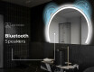 Poolringikujuline peegel LED-valgustusega W222 #7
