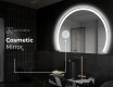 Poolringikujuline peegel LED-valgustusega W222 #5