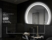Poolringpeegel LED-valgustusega seinapeegel W223 #9