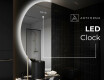 Poolringikujuline LED-valgustusega peegel D221 #7